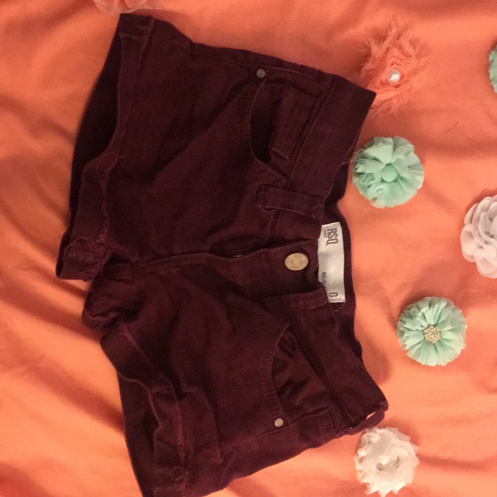 Maroon RSQ shorts